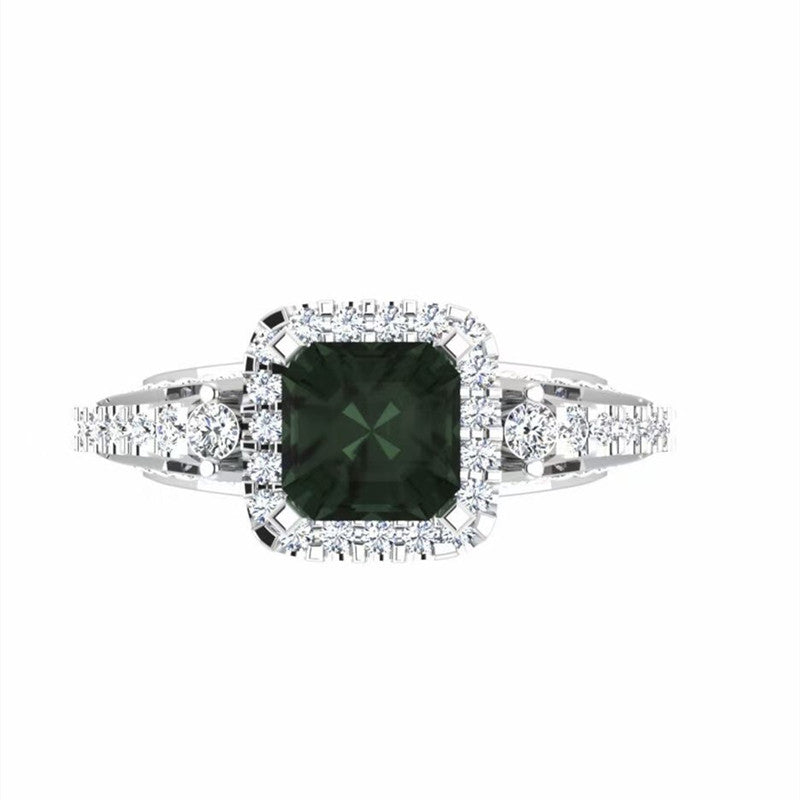 MW638 Star Emerald Ring