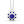 Load image into Gallery viewer, MW869 Eryngium Sapphire Pendant
