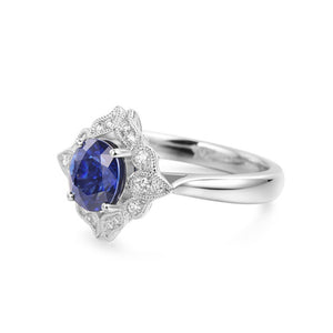 MW647 Mandala Sapphire Ring