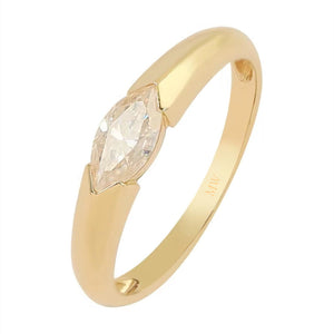 Bague Moissanite kaki MW906