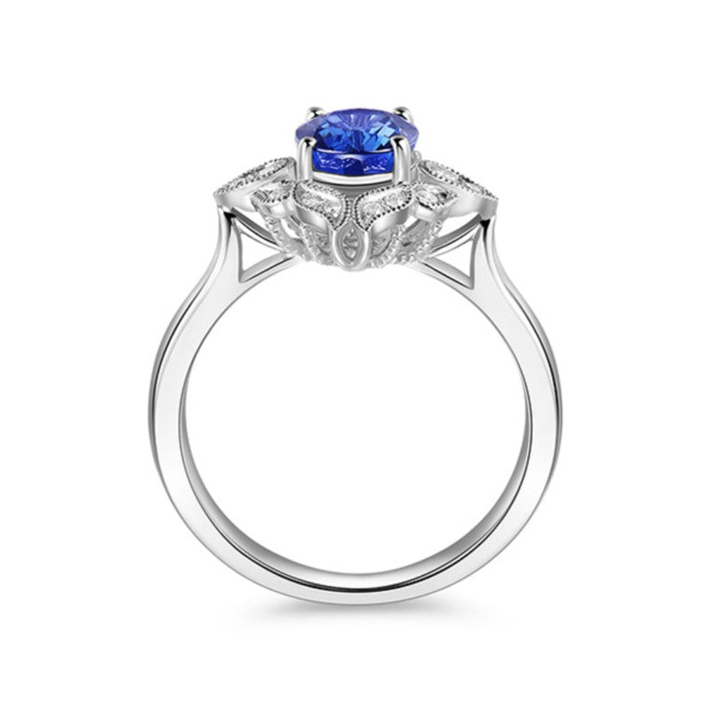 MW647 Mandala Sapphire Ring