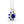 Load image into Gallery viewer, MW869 Eryngium Sapphire Pendant
