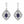 Carica l&#39;immagine nel visualizzatore Galleria, MW645 Spruce Sapphire Earring
