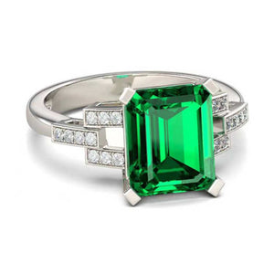 MW637 Shizuka Emerald Ring