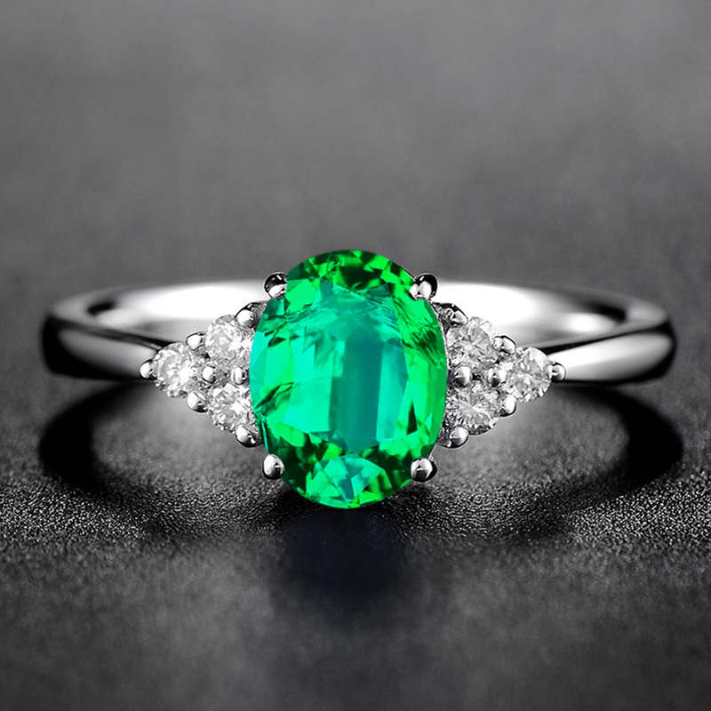 Anello con smeraldo MW607 Bauhinia