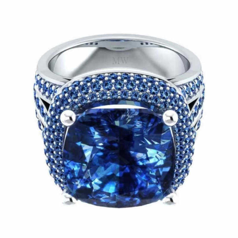 MW612 Litchi Sapphire Ring