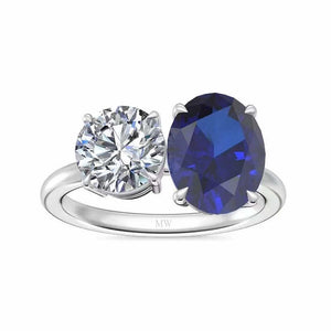 MW627 Rosehips Sapphire Ring