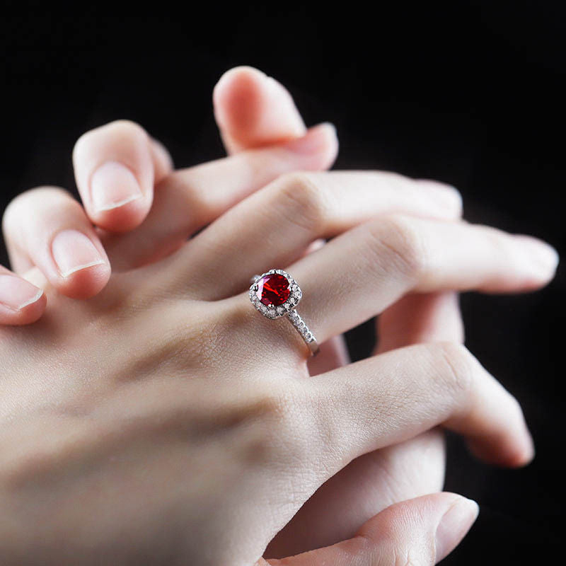 MW605 Scripture Ruby Ring