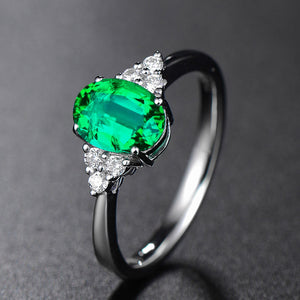 MW607 Bauhinia Emerald Ring