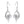 Load image into Gallery viewer, MW 64B Musical Zirconia Earring - mwring
