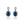Load image into Gallery viewer, MW624 Paspalum Sapphire Earring
