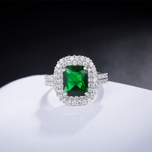 MW602 Narcissus Emerald Ring