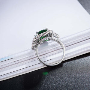 MW602 Narcissus Emerald Ring