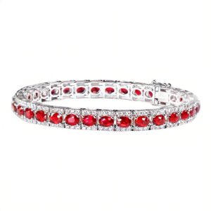 MW907 14K Gold Ruby Bracelet