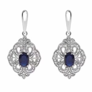 MW757 Sapphire Earring